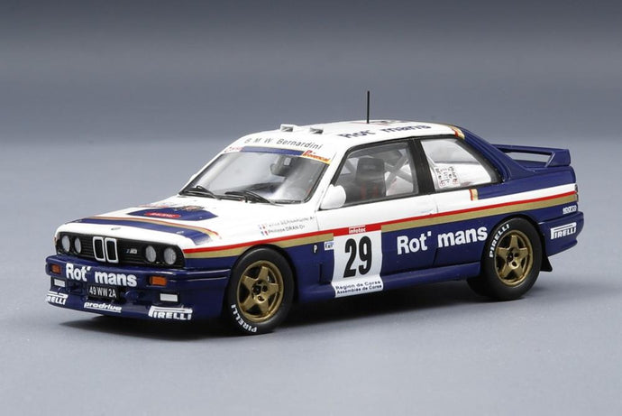 BMW E30 29号車 ツール・ド・コルス 1991 7位 P.Bernardini P.Dran-Padovani/ Spark 1/43 ミニカー