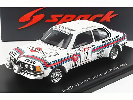 BMW 323 Gr 2 17号車 Martini Racing イープル24時間ラリー 1980 Hermes Delbar Willy Lux/ Spark 1/43 ミニカー