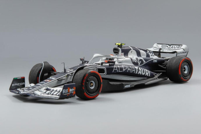 AlphaTauri AT03 22号車 Scuderia AlphaTauri バーレーンGP 2022 8位 角田裕毅/ Spark 1/43 ミニカー