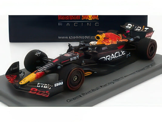RED BULL F1 RB18 TEAM ORACLE RED BULL RACING N 1 WINNER MONZA ITALY GP WORLD CHAMPION 2022 MAX VERSTAPPEN MATT BLUE YELLOW RED/SPARK-MODEL 1/43ミニカー