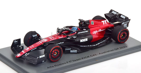 Alfa Romeo F1 C43 GPオーストラリア Bottas 2023/ Spark 1/43 ミニカー