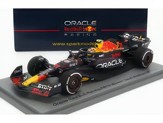 RED BULL F1 RB19 TEAM ORACLE RED BULL RACING N 11 2nd BAHRAIN GP 2023 SERGIO PEREZ MATT BLUE/SPARK-MODEL 1/43ミニカー