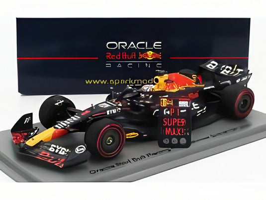 レッドブル - F1 RB19 チームオラクルレッドブル N1 イギリスGP2023世界チャンピオン マックス・フェルスタッペン - マットブルー   Spark 1/43 ミニカー