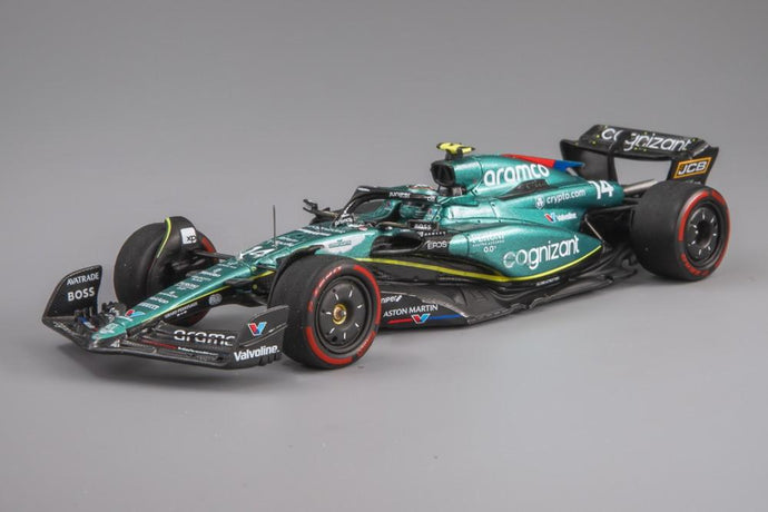 Aston Martin AMR23 14号車 F1 イギリスGP 2023 7位 Fernando Alonso/ Spark 1/43 ミニカー