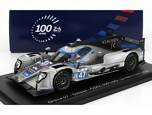 オレカ - 07 ギブソン GK428 4.2L V8 チーム クールレーシング No.47 2023年 ル・マン24時間 R.デ・ゲルース - V.ロムコ - S.パジェノ - グレー ホワイト ブラック/ Spark 1/43 ミニカー