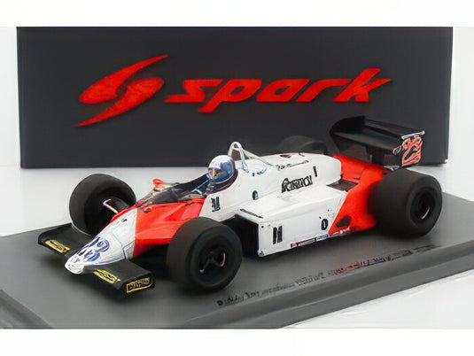 ALFA ROMEO F1 183T 23号車 1983年モナコGP ドライバー:マウロ・バルディ レッド/ホワイト/SPARK 1/43ミニカー