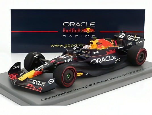 レッドブル - F1 RB19 チーム オラクル レッドブル レーシング No.1 ワールドチャンピオン (40勝目) 2023年 スペインGP優勝 マックス・フェルスタッペン - マットブルー/ Spark 1/43 ミニカー