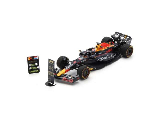 Oracle Red Bull Racing RB19 1号車 F1 カタールGP 2023 F1 チャンピオン M.Verstappen/ Spark 1/43 ミニカー