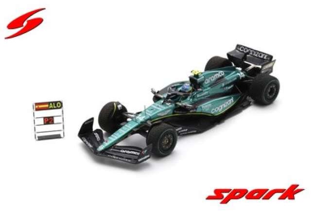Aston Martin Cognizant AMR23 14号車 F1 オランダGP 2023 2位 Fernando Alonso ピットボード付/ Spark 1/43 ミニカー