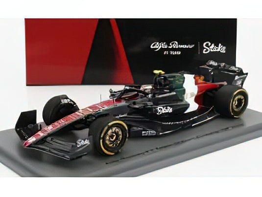 ALFA ROMEO - F1  C43 TEAM STAKE N 24 MONZA ITALY GP 2023 GUANYU ZHOU - BLACK RED WHITE GREENSPARK 1/43ミニカー