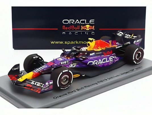 レッドブル - F1 RB19 チームオラクルレッドブル N11 ラスベガスアメリカGP2023 3位 セルジオ・ペレス - パープルイエローレッド  / Spark 1/43 ミニカー