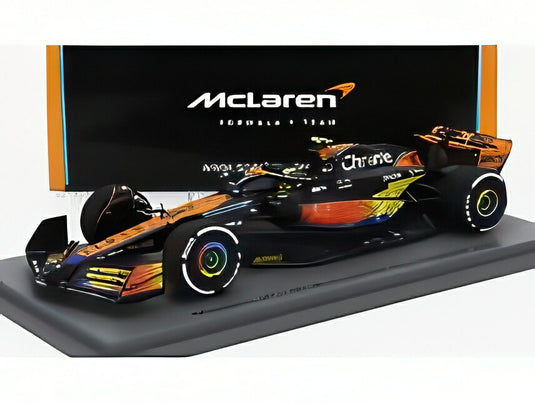 マクラーレン - F1 MCL60 チームマクラーレン N4 アブダビGP2023 ランド・ノリス - オレンジブルーブラック  / Spark 1/43 ミニカー