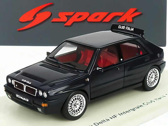 LANCIA デルタ HF インテグラーレ EVO2 クラブ イタリア 1992 ダークブルー/ Spark 1/43 ミニカー