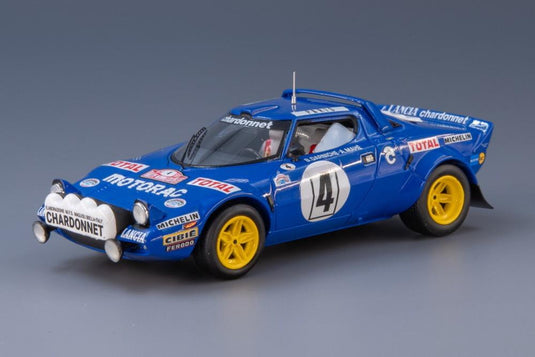 Lancia Stratos HF Team Chardonnet 4号車 ラリーモンテカルロ 1979 優勝 B.Darniche A.Mah?/ Spark 1/43 ミニカー