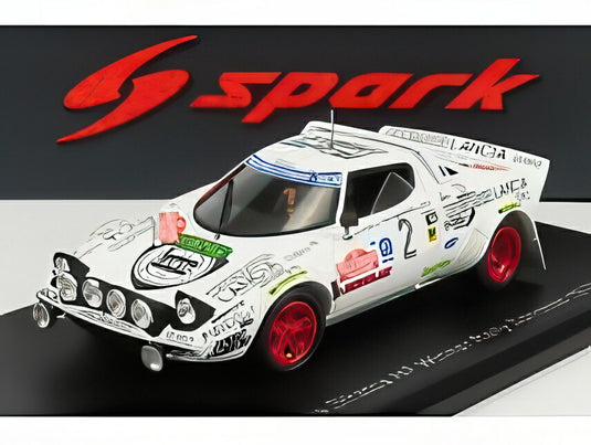 LANCIA ストラトス HF N 2 M.マンニーニ トニー ウィナー ラリー サンレモ 1979 ホワイト/ Spark 1/43 ミニカー