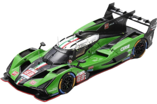 Lamborghini Sc63 3.8L V8 Turbo チーム Lamborghini Iron Lynx 63 24H Le Mans 2024 Daniil Kvyat Mirko Bortolotti Edoardo Mortara S9125/ Spark 1/43 ミニカー