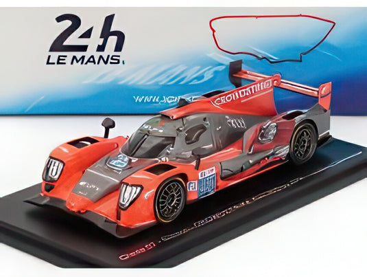 ORECA 07 ギブソン GK428 4.2L V8 チーム クラウドストライク レーシング BY APR N 45 ル・マン24時間 2024 コリン・ブラウン ニッキー・カッツバーグ ジョージ・カーツ マットレッド ブラック/ Spark 1/43 ミニカー