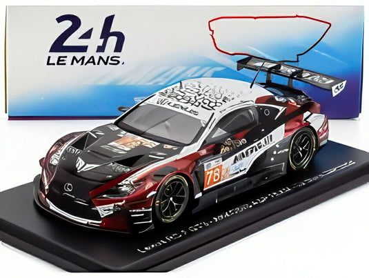LEXUS RC F GT3 チームAKKODIS ASP N78 24hルマン 2024 ブラックホワイトレッド/ Spark 1/43 ミニカー