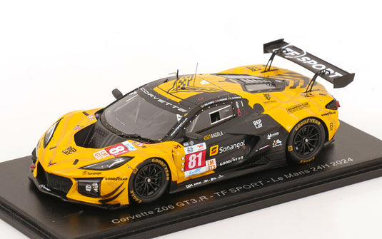 Chevrolet コルベット Z06 GT3.R No.81 24時間ルマン Eastwood/Andrade/van Rompuy 2024/ Spark 1/43 ミニカー