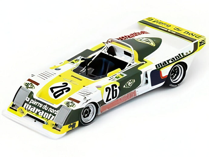 【予約】2月以降発売予定CHEVRON B36 2.0L S4 TEAM ソシエテ・レーシング N 26 ル・マン24時間 1979 ミシェル・デュボワ マルク・メナン ピエール・フランソワ・ルセロ ホワイト ブラック イエロー/Spark 1/43ミニカー