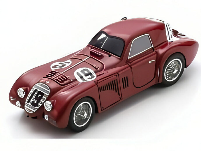 【予約】2月以降発売予定ALFA ROMEO 8C 2900B スペチアーレ トゥーリング クーペ TEAM レイモン・ソマー N 19 ル・マン24時間 1938 レイモン・ソマー クレメンテ・ビオンデッティ ボルドー/Spark 1/43ミニカー