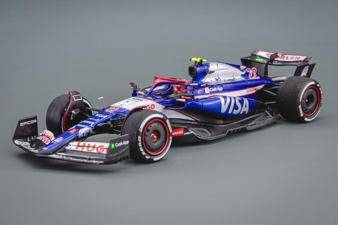 Visa Cash App RB F1 VCARB 01 22号車 F1 サウジアラビアGP 2024 角田裕毅/ Spark 1/43 ミニカー