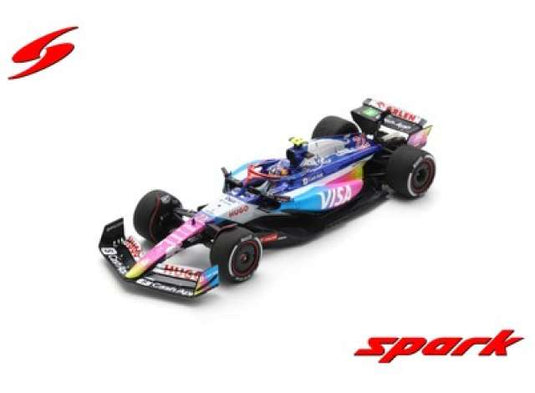 Visa Cash App RB F1 VCARB 01 22号車 F1 マイアミGP 2024 7位 角田裕毅/ Spark 1/43 ミニカー