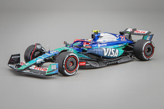Visa Cash App RBビザキャッシュアップRB VCARB 01 2024 No.22 9位 ラスベガスGP 角田裕毅 Yuki Tsunoda /Sparkスパーク 1/43 レジンミニカー
