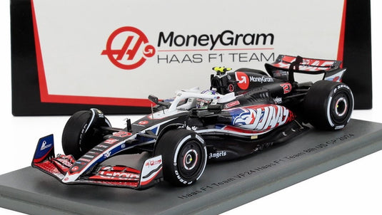 HAAS F1 FW24 アメリカGP 2024 ニコヒュルケンベルグ N27 ブラックホワイト/ Spark 1/43 ミニカー