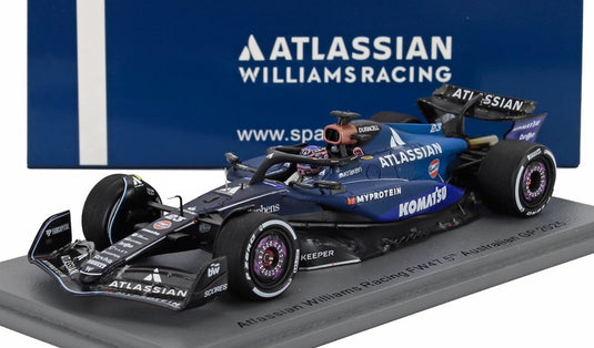WILLIAMS F1 FW47 チームWILLIAMS ATLASSIAN RACING N23 2025シーズン アレクサンダー・アルボン ブルーブラック / Spark 1/43 ミニカー
