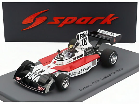 サーティース - F1 TS16 N18 スペインGP1974 カルロス・ペース - ホワイトレッドブラック  / Spark 1/43 ミニカー