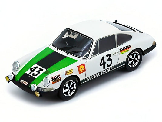 【予約】2月以降発売予定PORSCHE 911T 1991cc COUPE TEAM J.P.ギャバン N 43 ル・マン24時間 1968 ジャン・ピエール・ギャバン ロジェ・ファン・デル・シュリック ホワイト グリーン ブラック/Spark 1/43ミニカー