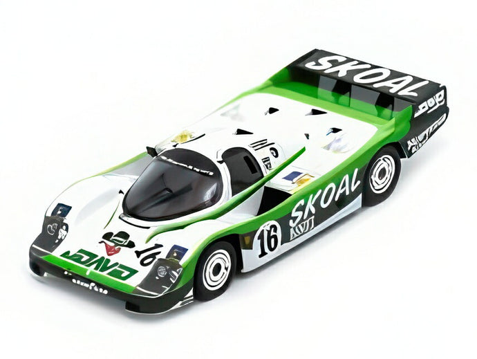 【予約】2月以降発売予定PORSCHE 956 2.6L ツインターボ TEAM ジョン・フィッツパトリック スコール・レーシング N 16 ル・マン24時間 1983 ガイ・エドワーズ ジョン・フィッツパトリック ルパート・キーガン グリーン ホワイト/Spark 1/43ミニカー