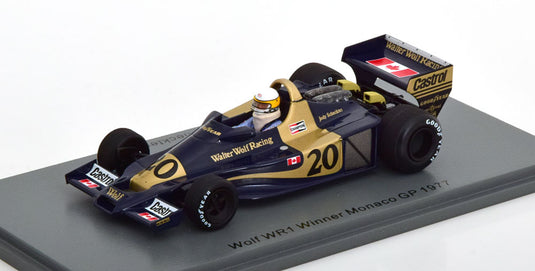 Wolf WR1 GPモナコ Scheckter 1977/ Spark 1/43 ミニカー