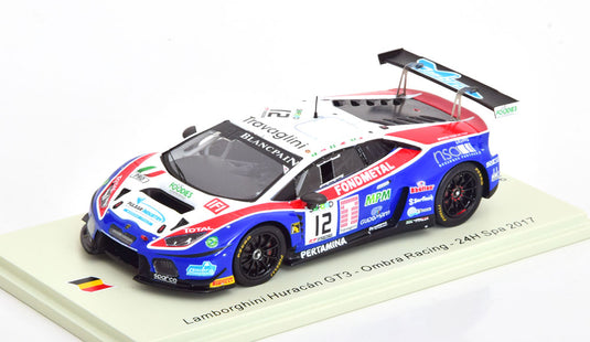 Lamborghini ウラカン GT3 No.12 24時間スパ Beretta/Gattuso/Piccini 2017 限定300個/ Spark 1/43 ミニカー