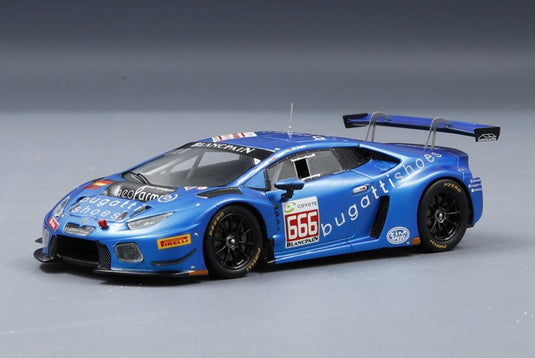 Lamborghini Huracan GT3 666号車 Attempto Racing スパ24時間 2018 300台限定/ Spark 1/43 ミニカー