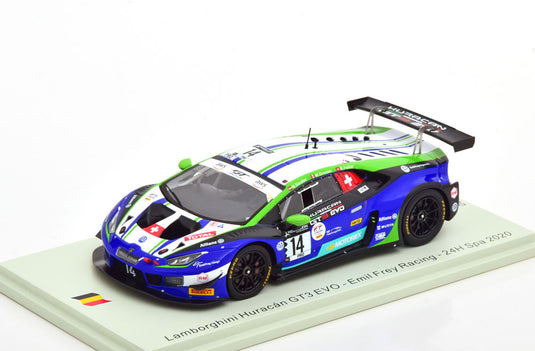 Lamborghini ウラカン GT3 Evo No.14 24時間スパ Feller/Grenier/Siedler 2020 限定500個/ Spark 1/43 ミニカー