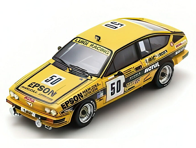 【予約】2月以降発売予定ALFA ROMEO ALFETTA GTV6 TEAM ルイージレーシング N 50 スパ24時間 1984 フランソワ・ザビエル・ブシェ マリエ スピフェロ イエロー/Spark 1/43ミニカー