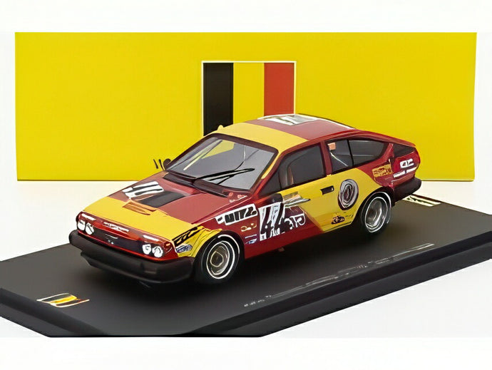 ALFA ROMEO GTV 6 No.44 スパ24時間 1984 A.BIGLIAZZI/P.OBERNDORFER/T.PALMA レッド/イエロー/ Spark 1/43 300台限定ミニカー