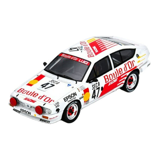 Alfa Romeoアルファロメオ N°47 24時間スパ 1985 Meirelles Melville Moutinho 300台限定 / Spark 1/43 ミニカー