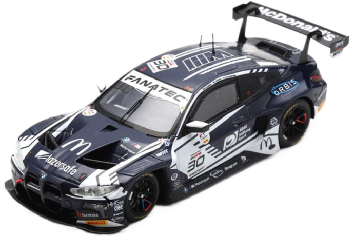 Bmw 4 Series M4 チーム Wrt 30 2位 Gold Cup 24H スパ 2023 J B Simmenauer C Williams N Krutten SB709/ Spark 1/43 ミニカー