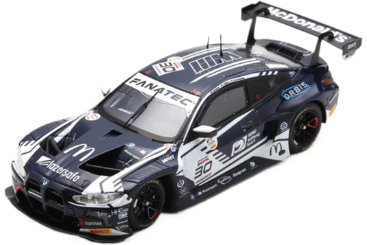 Bmw 4 Series M4 チーム Wrt 30 2位 Gold Cup 24H スパ 2023 J B Simmenauer C Williams N Krutten SB709/ Spark 1/43 ミニカー