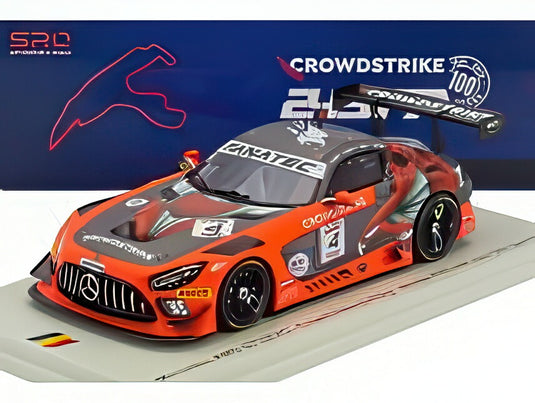 MERCEDES BENZ AMG GT3 EVO N4 優勝 PRO-AMクラス 24hスパ 2024 オレンジグレー/ Spark 1/43 ミニカー