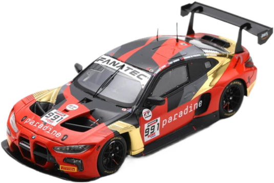 Bmw 4 Series M4 Gt3 3.0L Turbo チーム Century Motorsport 991 24H スパ 2024 Darren Leung Pedro Ebrahim Carvalho Toby Sowery Connor De Phillippi SB808/ Spark 1/43 ミニカー