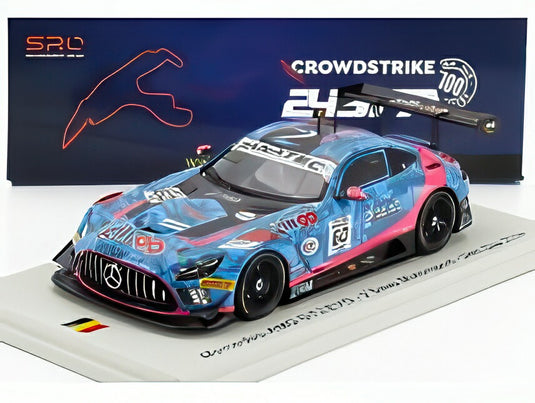 Mercedes Benz Amg Gt3 Evo 6.2L V8 チーム 2Seas Motorsport 60 24H スパ 2024 Frank Bird Isa Al Khalifa Martin Kodric Lewis Williamson SB817/ Spark 1/43 ミニカー