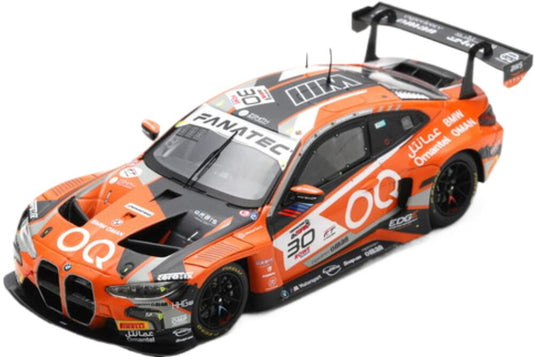 Bmw 4 Series M4 Gt3 3.0L Turbo チーム Oq Oman Racing 30 24H スパ 2024 Jens Klingmann Ahmad Al Harthy Sam De Haan Calan Williams SB820/ Spark 1/43 ミニカー