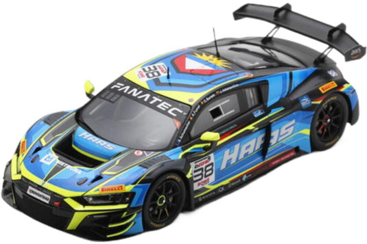 Audi R8 Lms Gt3 Evo Ii 5.2L V10 チーム Haas Rt 38 24H スパ 2024 Olivier Bertels Brad Schumacher Armand Fumal Julius Adomavicius SB835/ Spark 1/43 ミニカー
