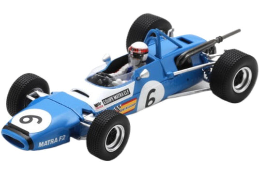 Matra F2 Ms7 #6 ウィナー Reims Gp 1968 Jackie Stewart ブルー/ Spark 1/43 ミニカー
