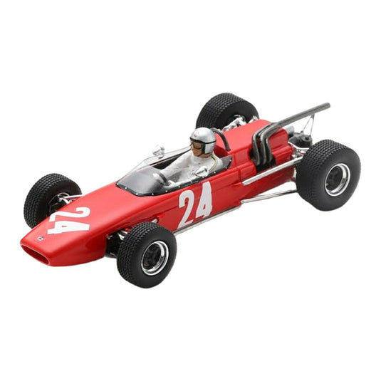 マクラーレン F2 M4A #24 2位 ルーアンGP 1967 レッド Bruce McLaren / Spark 1/43 ミニカー