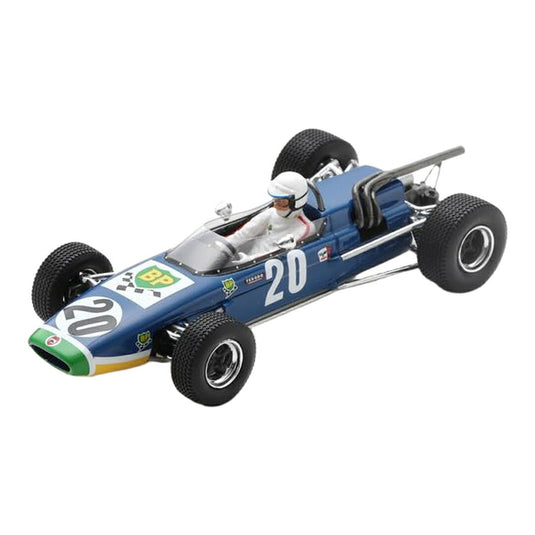 マクラーレン F2 M4A #20 5位 ポーGP 1968 G.Ligier ブルー / Spark 1/43 ミニカー